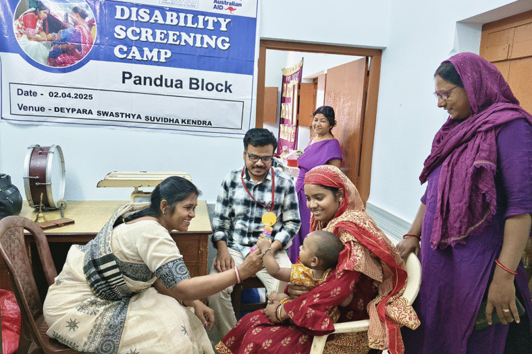 Disability screening camp for new born babies