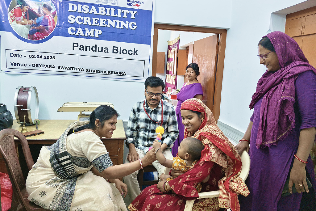 Disability screening camp for new born babies