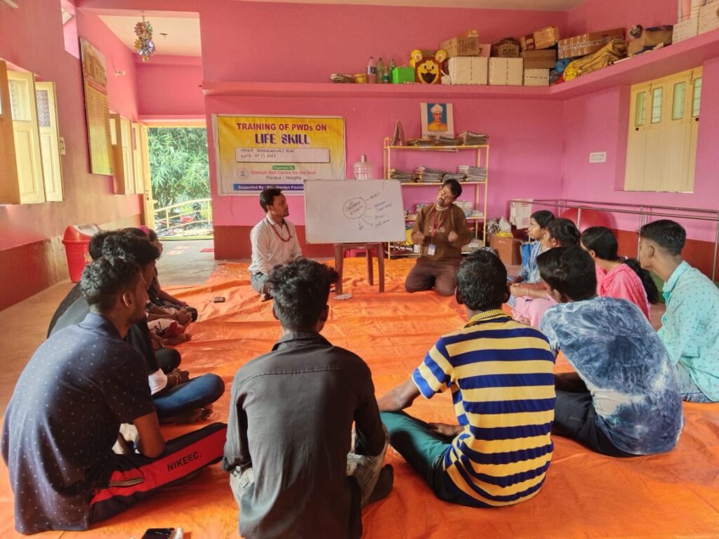 Training of PwDs on Life Skill